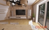 Velik tv za igranje igric