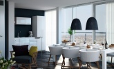 Triple-D-Dark-Navy-and-White-Apartment-kitchen-dining-with-views-600x600